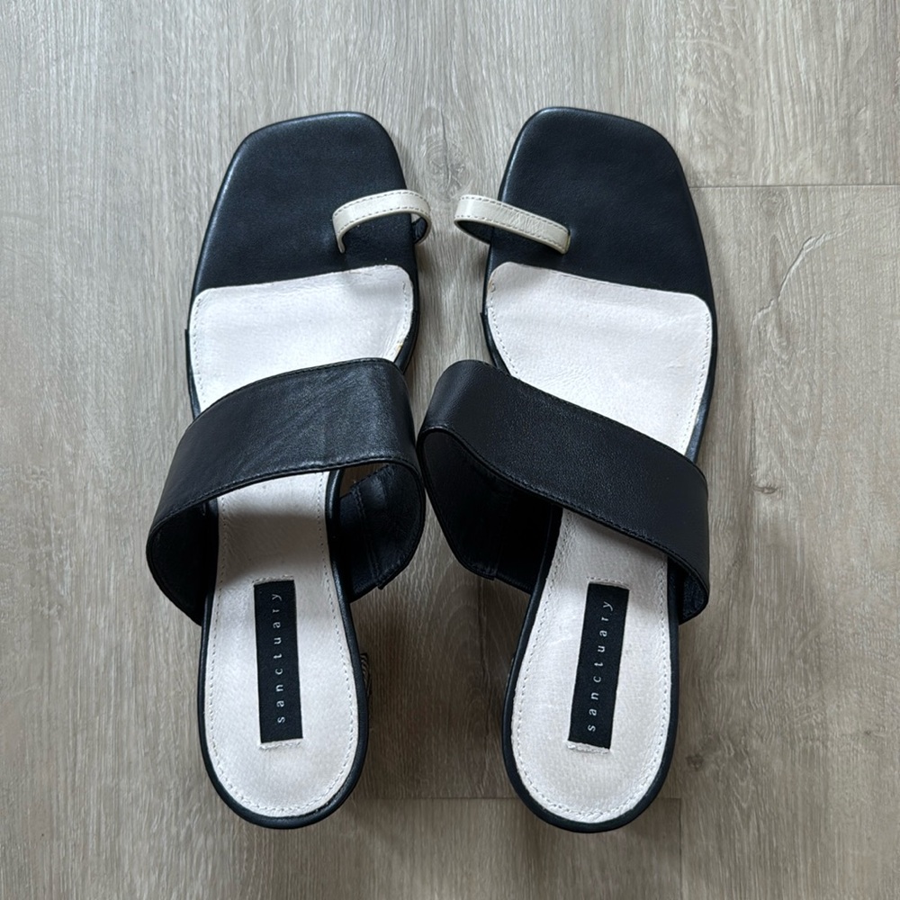 Never Worn Sanctuary block heel sandal